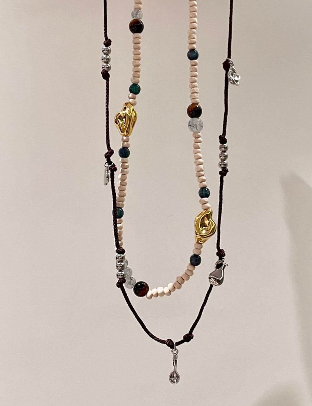 Beaded Braided Choker Necklace - DippedShop Wholesale - #0227
