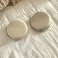 Minimalist Wood Grain Round Fold Makeup Mirror MK2PPFN6CT5MR48