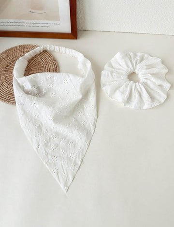 Lace Triangle Scarf Headband - DippedShop Wholesale - #5667