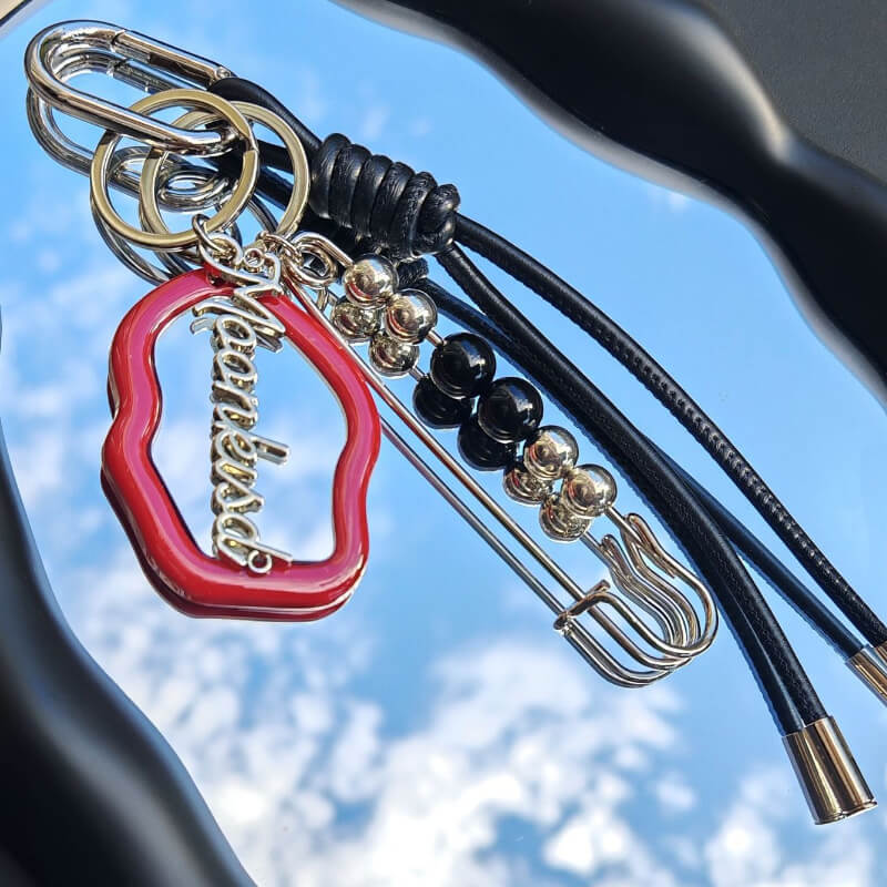 Trendy Mirror Braided Keychain Bag Charm DP25C776