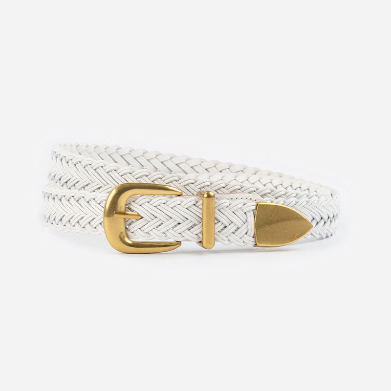 Casual Braid Woven Leather Ski - DippedShop Wholesale - #8995