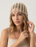 Hollow Out Crochet Skull Cap - DippedShop Wholesale - #0547