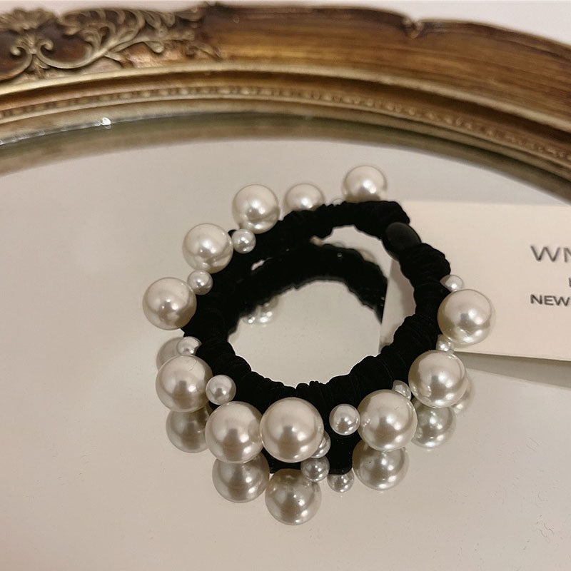 Pearl Beaded Hair Tie - DippedShop Wholesale - #6019