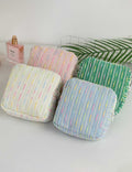 Striped Rainbow Storage Bag - DippedShop Wholesale - #8067