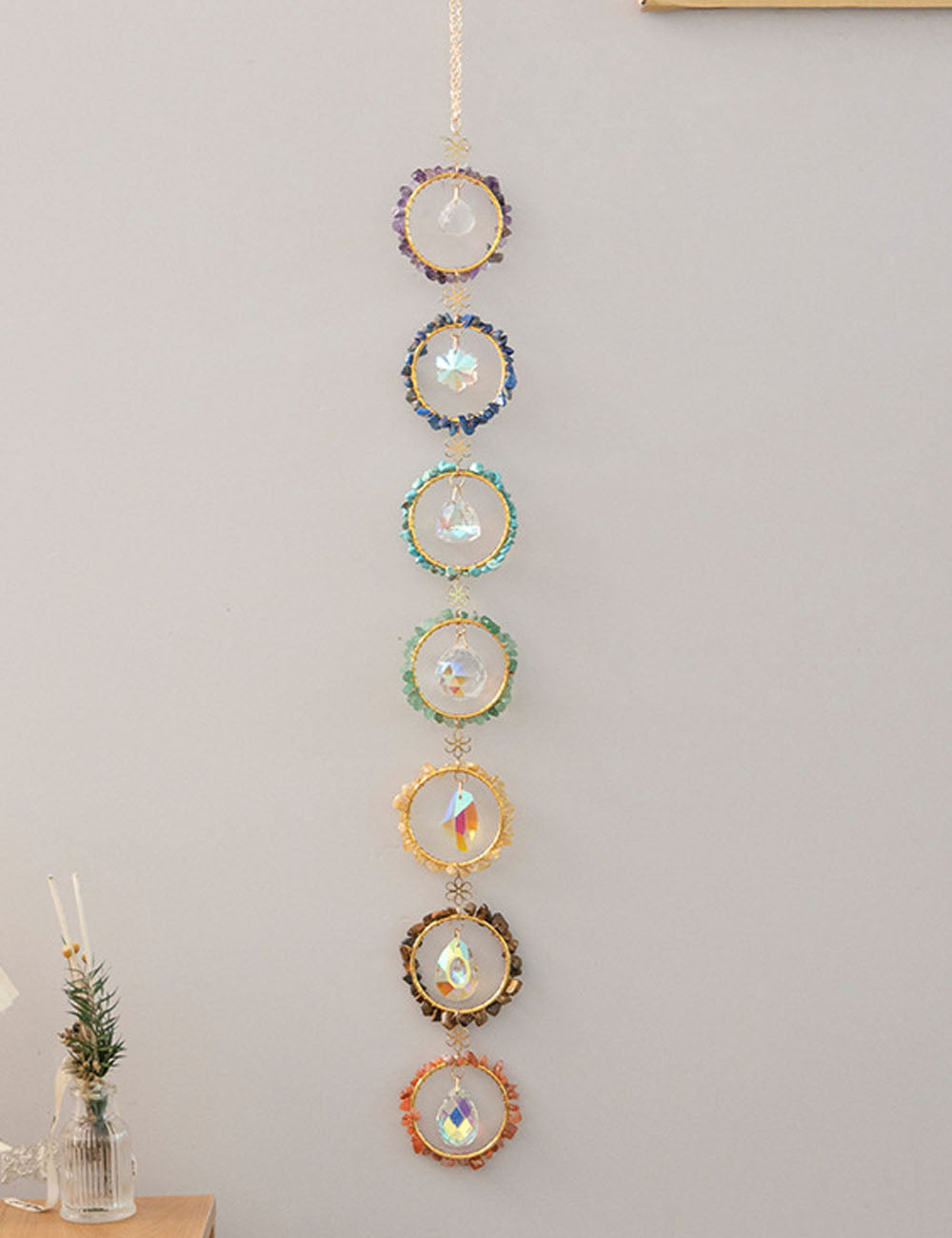 Crystal Dream Catcher Suncatcher - DippedShop Wholesale - #3731