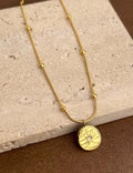 Gold Plated Pendant Necklace - DippedShop Wholesale - #4179