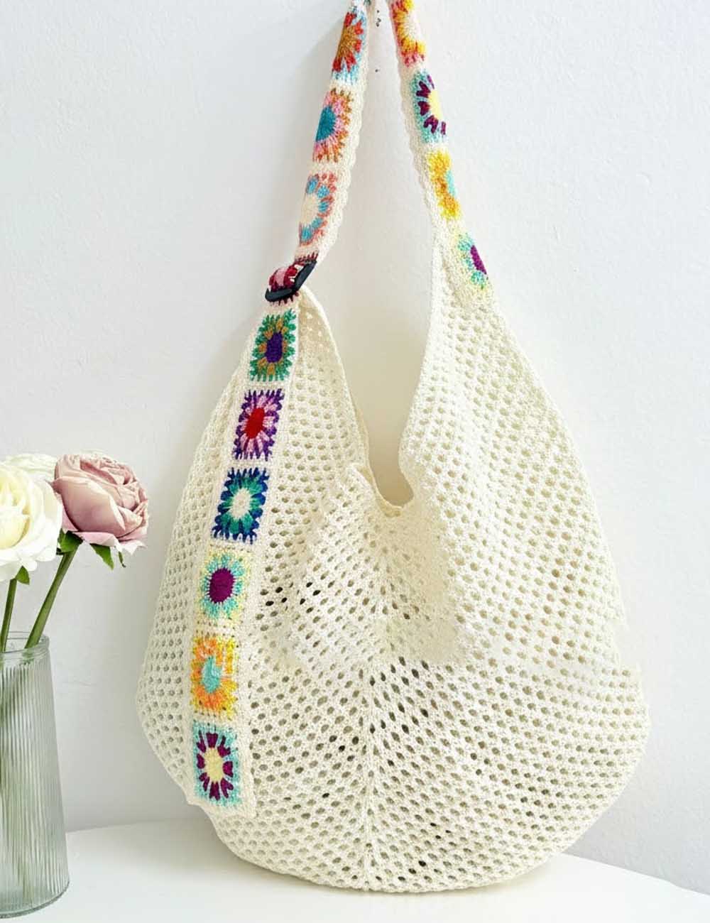 Boho Hollow Out Shoulder Bag - DippedShop Wholesale - #9443