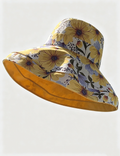 Summer Floral Print Reversible Wide Brim Sun Hat 8BK6HAT164T