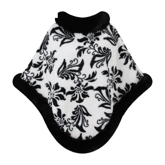 Faux Fur Shawl Poncho - DippedShop Wholesale - #1347