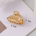 Cute Gold Sea Conch Mini Hair Claw MK2MBEP6W6HCP372