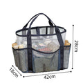 Fashion Large Capacity Mesh Portable Storage Bag 8BW6BOB90T