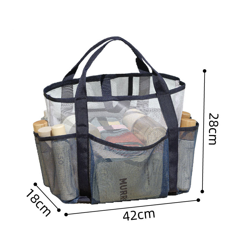 Fashion Large Capacity Mesh Portable Storage Bag 8BW6BOB90T