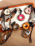 Leather Braided Bag Charm - DippedShop Wholesale - #0995