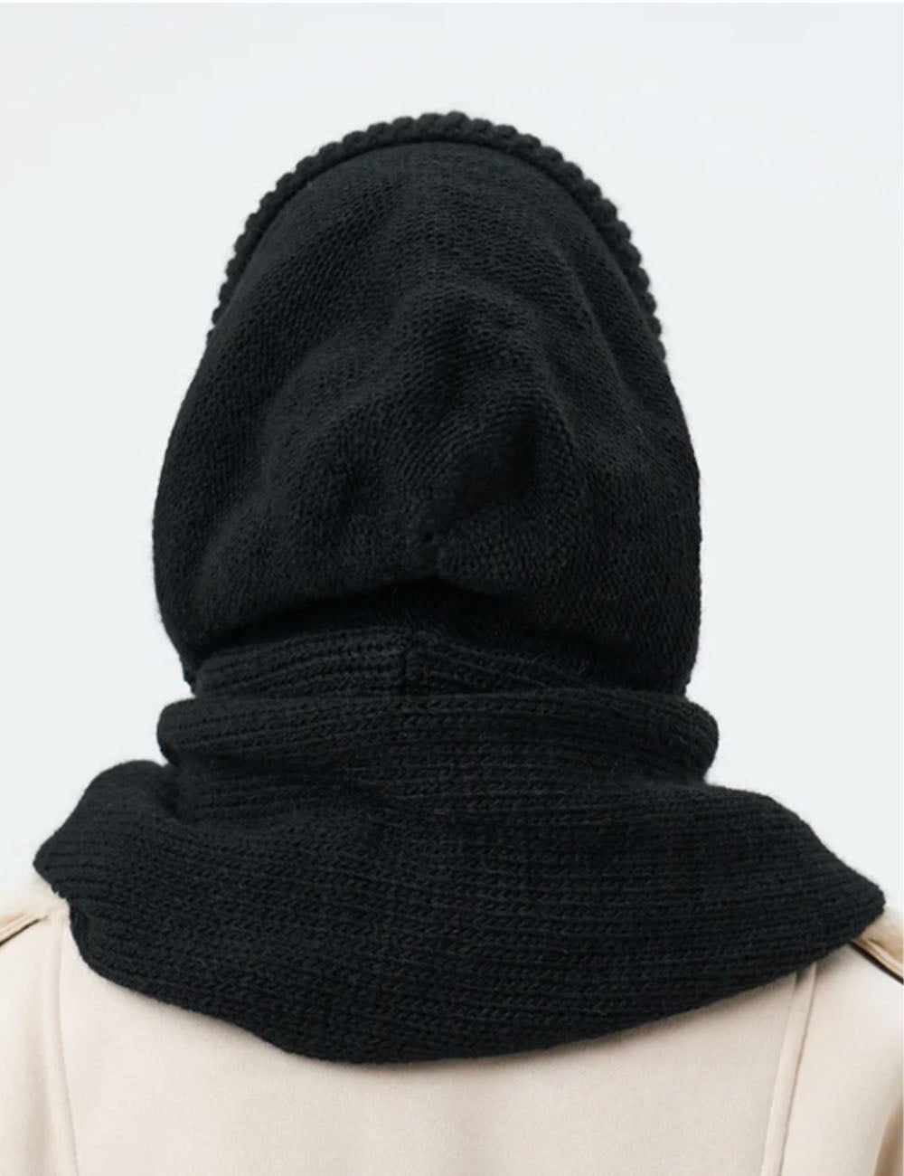 Winter Hooded Balaclava Scarf Knitted Beanie Hat DP25H686