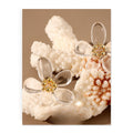 Transparent Floral Stud Earrings - DippedShop Wholesale - #6739