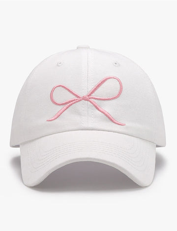 Cute Bow Embroidered Breathable Baseball Cap DP25E966