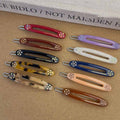 Flower Rhinestone Hair Clip - DippedShop Wholesale - #7091