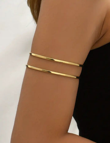 Simple Layered Open Arm Cuff DPJAC10