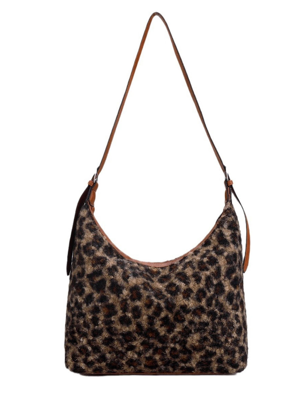Trendy Leopard Print Shoulder Bag DP25E469