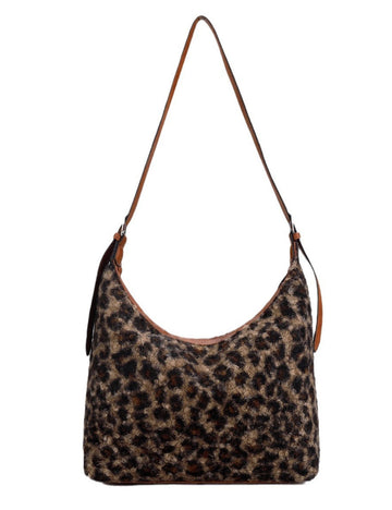 Trendy Leopard Print Shoulder Bag DP25E469
