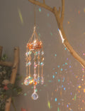 Gold Crystal Suncatcher Pendant - DippedShop Wholesale - #7299