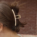 Minimalist Gold Large Metal Geometric Hiar Claw MK2MBEP6W6HCP367