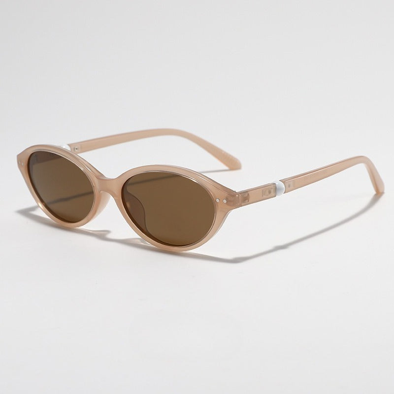 Trendy Oval Frame Sunglasses - DippedShop Wholesale - #1635