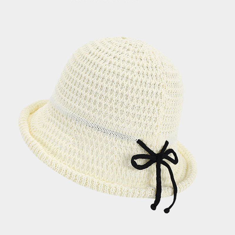 Elegant Bow Knot Bucket Hat - DippedShop Wholesale - #3283