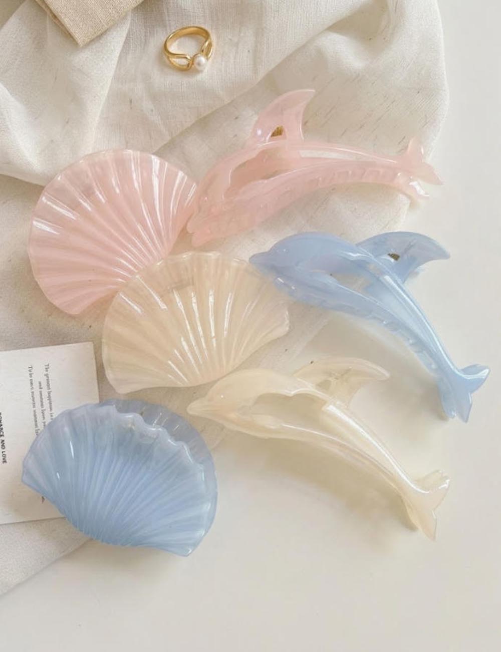 Jelly Dolphin Hair Clips - DippedShop Wholesale - #6627