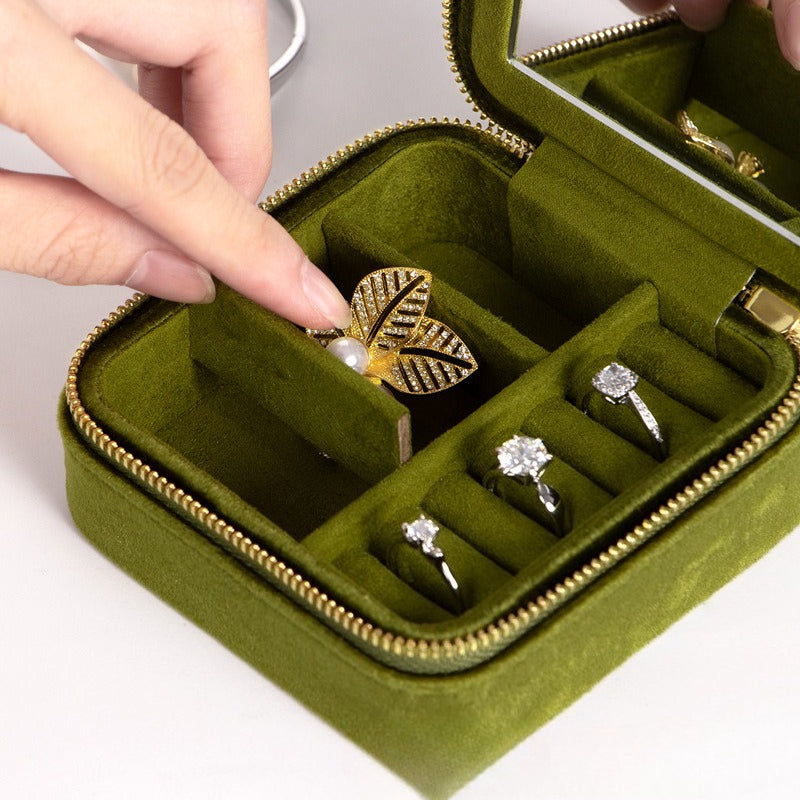 trendy Solid Color Square Jewelry Case 8CW6BOB353L