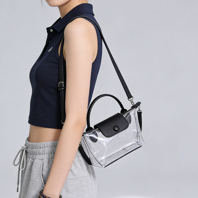 Casual Color Contrast Clear St - DippedShop Wholesale - #7235
