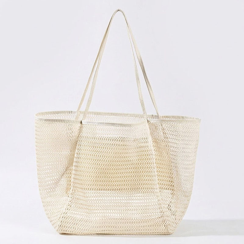 Fashion Large Capacity Mesh Portable Storage Bag 8BW6BOB90T