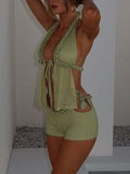 String Halter Cover Up Set - DippedShop Wholesale - #6563