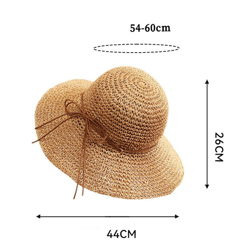 Wide Brim Straw Hat - DippedShop Wholesale - #2947