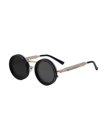 Metal Round Polarized Sunglasses - DippedShop Wholesale - #8595