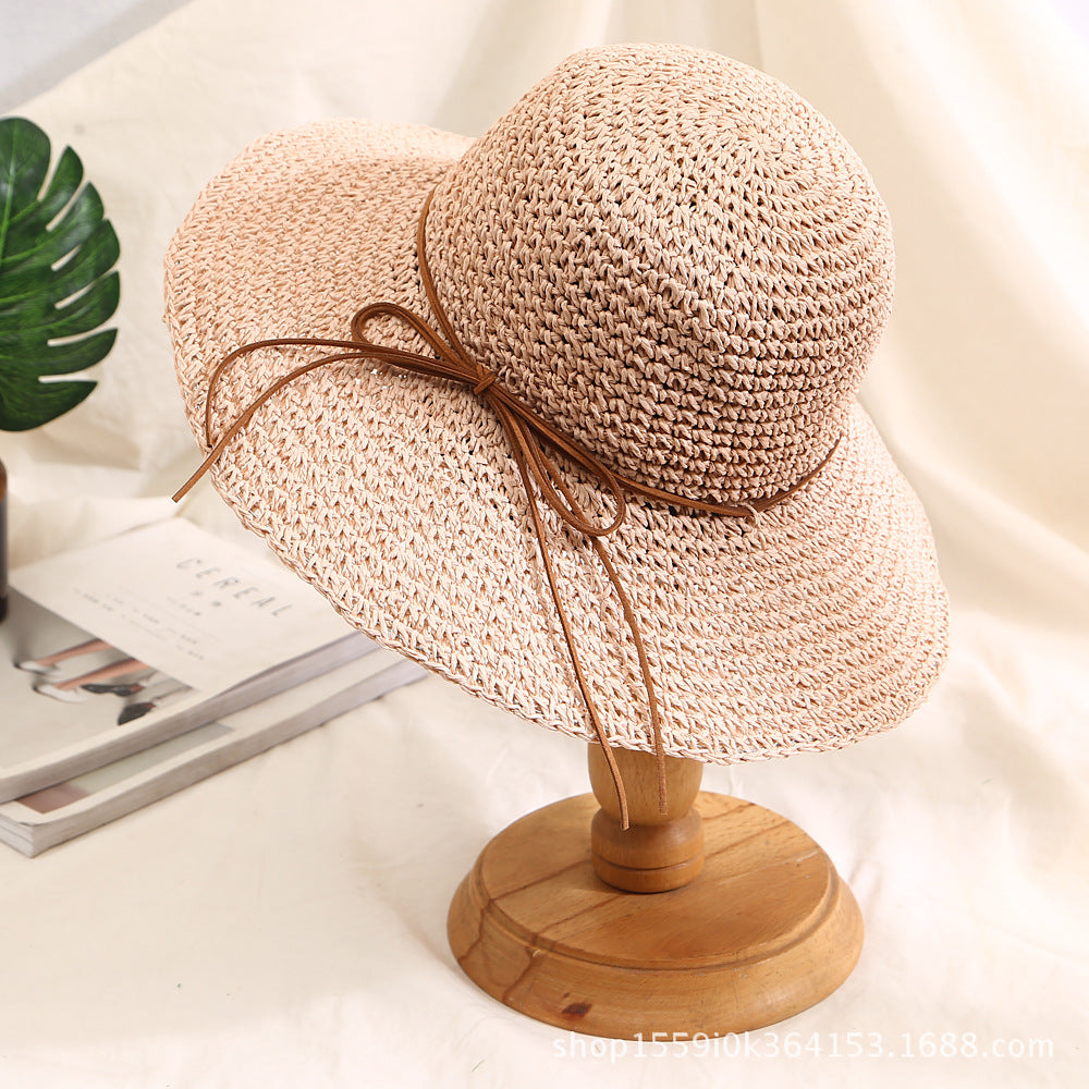 Wide Brim Straw Hat - DippedShop Wholesale - #9107