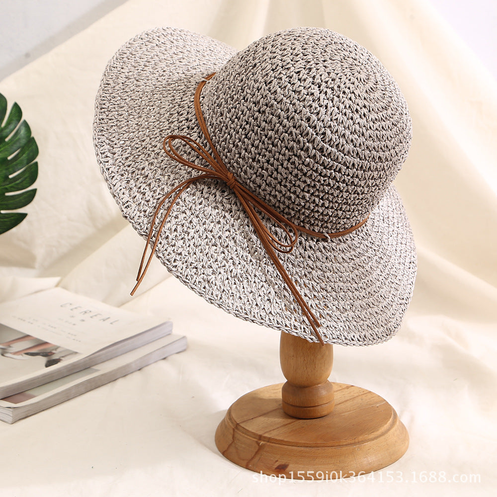 Wide Brim Straw Hat - DippedShop Wholesale - #8035