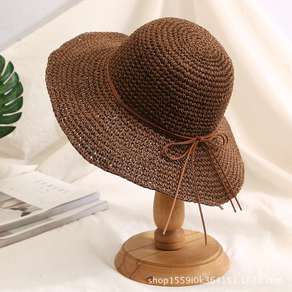 Wide Brim Straw Hat - DippedShop Wholesale - #5267