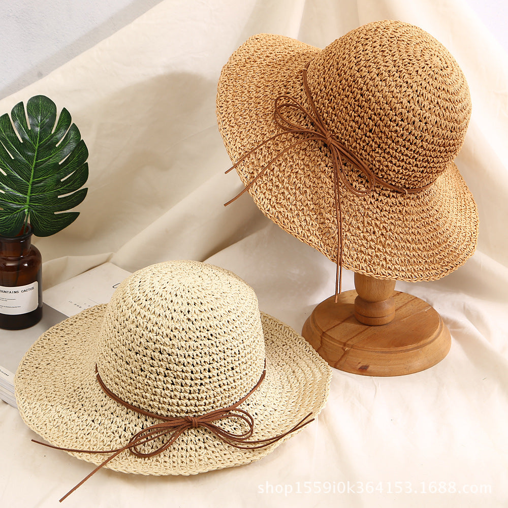 Wide Brim Straw Hat - DippedShop Wholesale - #9731
