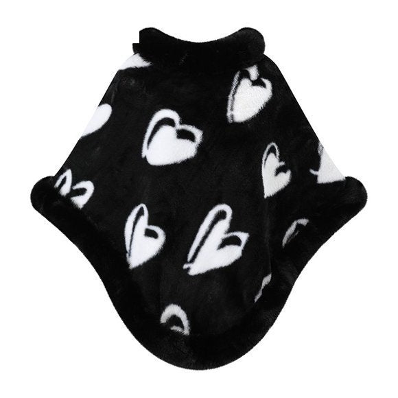 Faux Fur Poncho Cape - DippedShop Wholesale - #4995