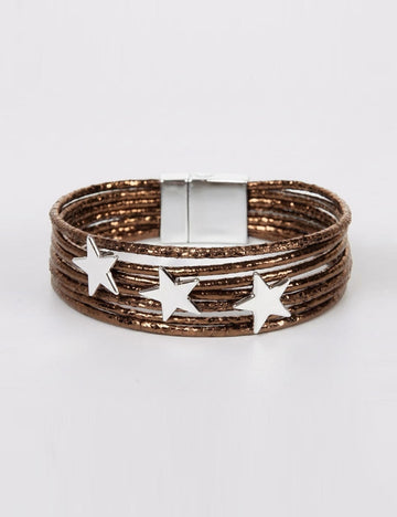 Retro Multi Layer Pu Rope Star - DippedShop Wholesale - #0739