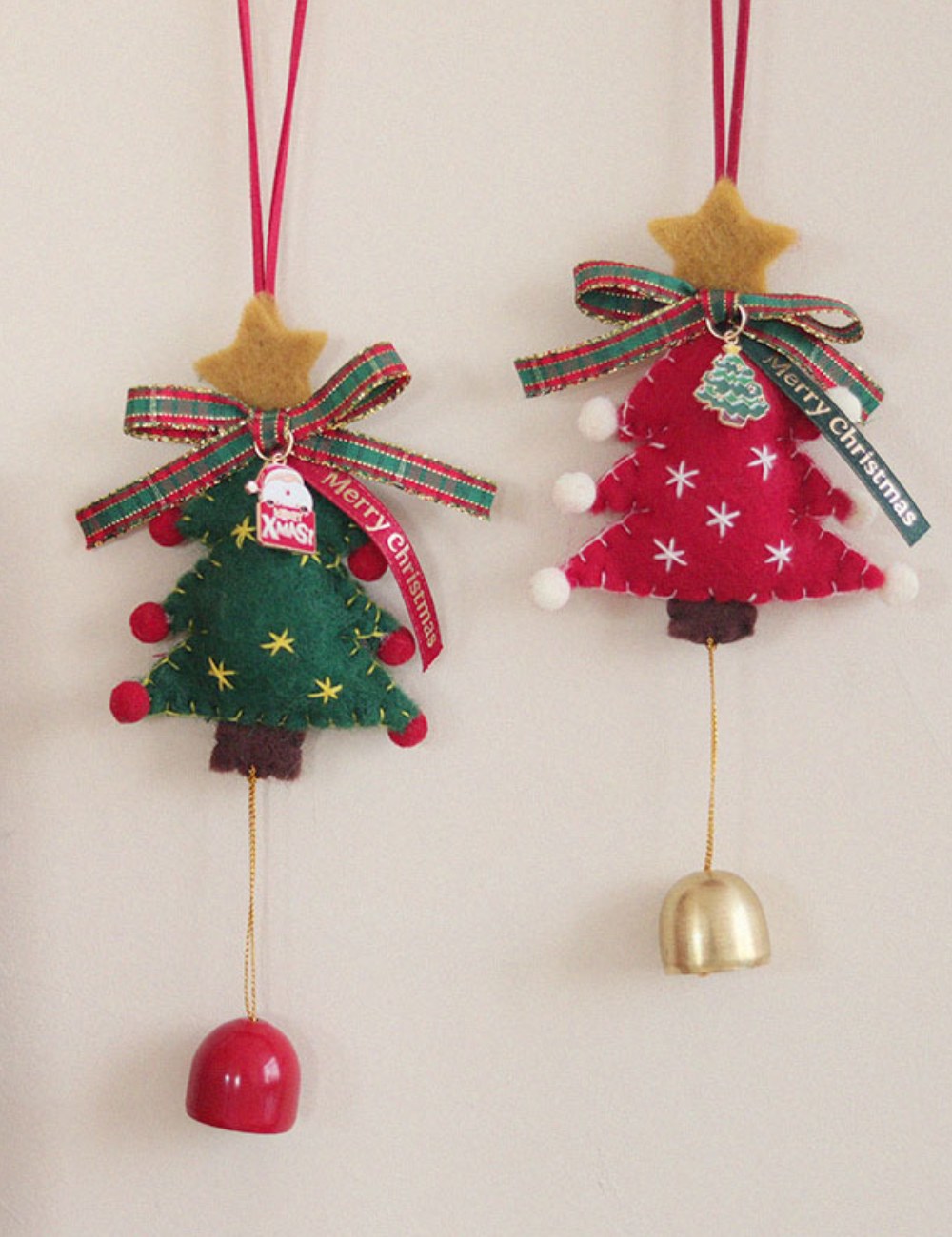 Mini Christmas Tree Bell Cute Decor Hanging DPDH1506