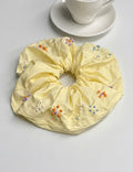 Flower Beaded Hair Scrunchie - DippedShop Wholesale - #1443