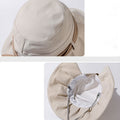 Elegant Bow Knot Wide Brim Bucket Hat 8BK6HAT158T