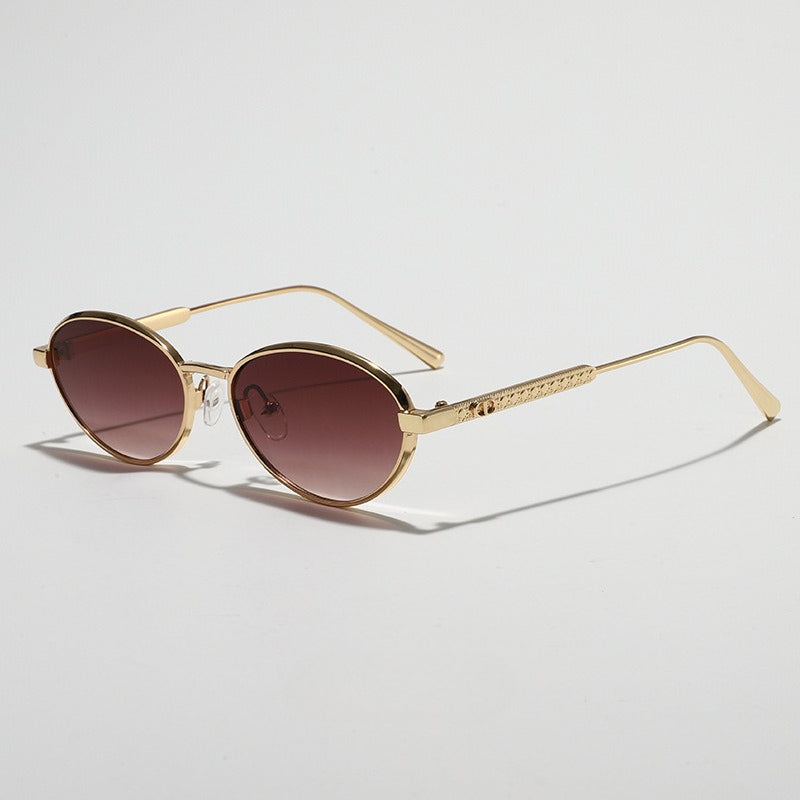 Vintage Metal Round Sunglasses - DippedShop Wholesale - #1555
