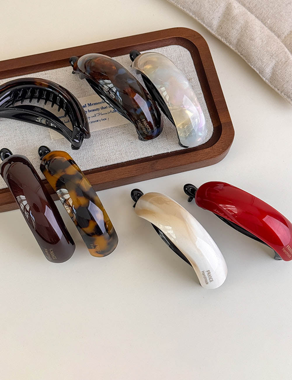Minimalist Acetate Hair Clip - DippedShop Wholesale - #4147