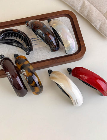 Minimalist Acetate Hair Clip - DippedShop Wholesale - #4147