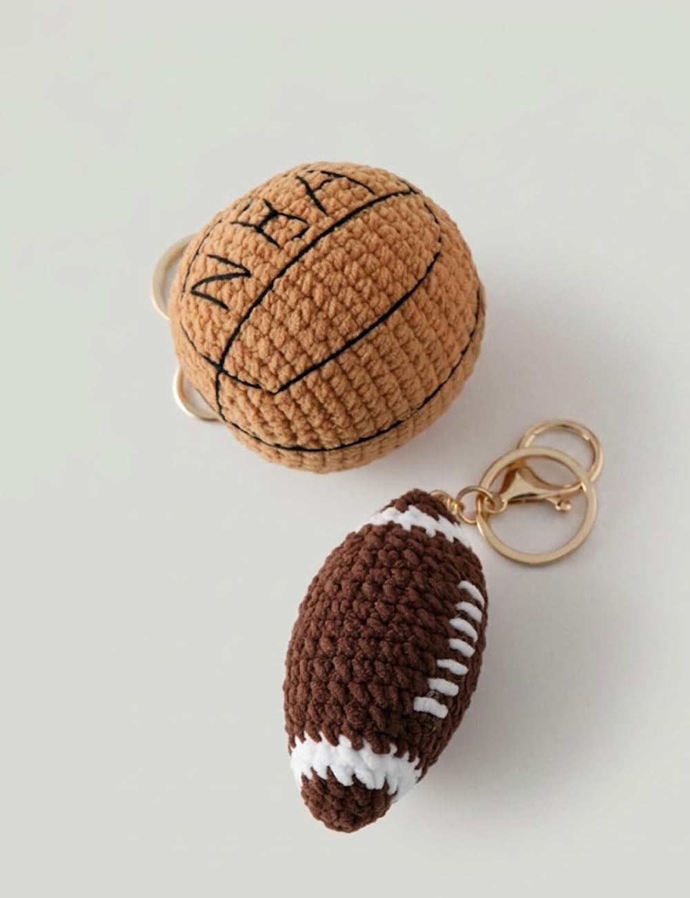 Crochet Ball Keychain Charm - DippedShop Wholesale - #5363