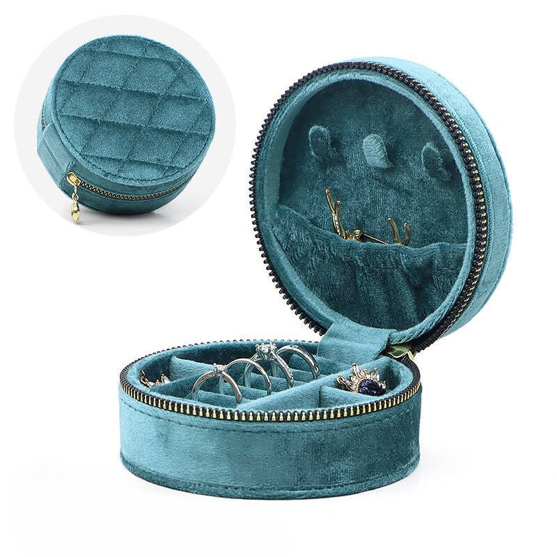 Trendy Solid Color Round Shape Ring Box 8CW6BOB292L