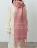Tassel Plaid Scarf - DippedShop Wholesale - #7987